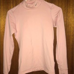 Nike fit dry small long sleeve with fleece inside